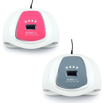 

Sun5 Pro Largest Space 72W Uv Led Nail Lamp Double Light Source Nail Dryer Light Curing Gel Polish Tool With Infrared Sensor Eu
