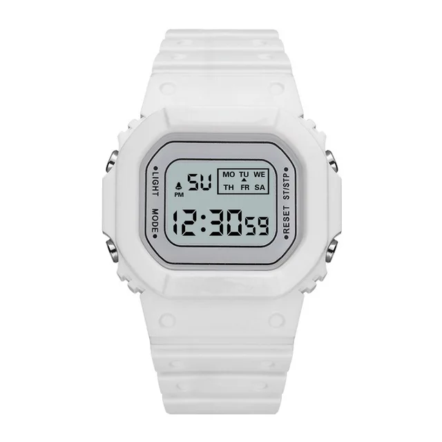 New Fashion Transparent Digital Watch Square Women Watches Sports Electronic Wrist Watch Reloj Mujer Clock Dropshipping Style 6