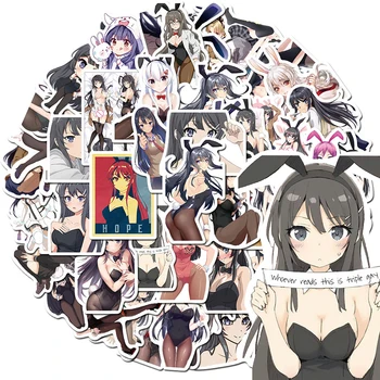 30/50/71pcs סקייטבורד סקסי מדבקות ילדה Waifu Pinup אנימה מדבקות אופניים גיטרה מחשב נייד מטען גרפיטי אופנוע מדבקה