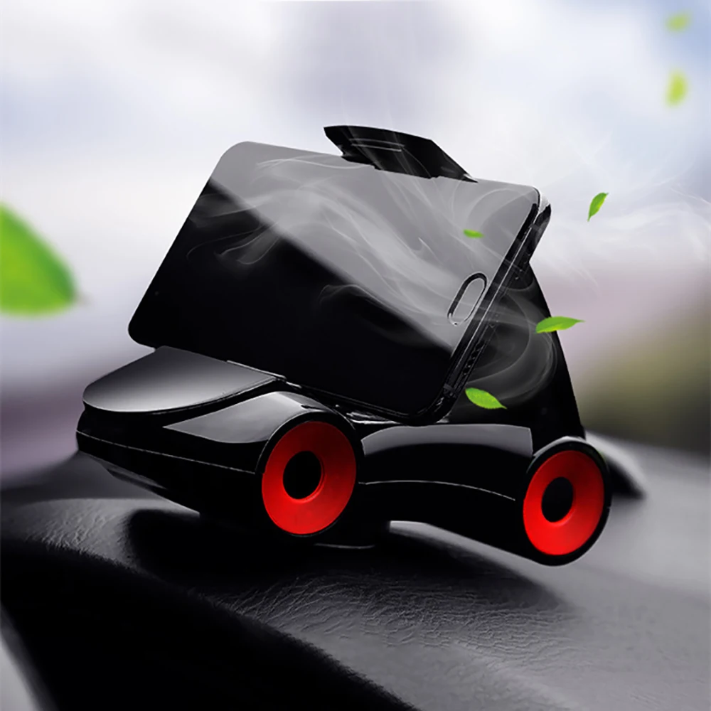 AOSHIKE 360 Rotation Car Phone Holder with Car Model With Aromatherapy Car Dashboard Adjustable Rotary Navigation Sports