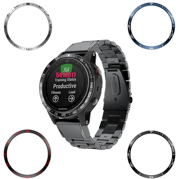 

wearable devices For Garmin Fenix 5 Plus For GarminFenix 6 For GarminFenix 6X Bezel Ring Adhesive Cover Anti Scratch Metal Case