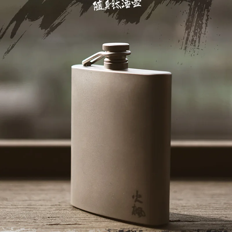 Fire Maple Portable Titanium Flagon Sake Set Camping Wine Pot Flasks with Cups 