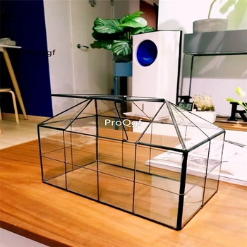 

ProQgf 1Pcs a set succulent world warmhouse small statue