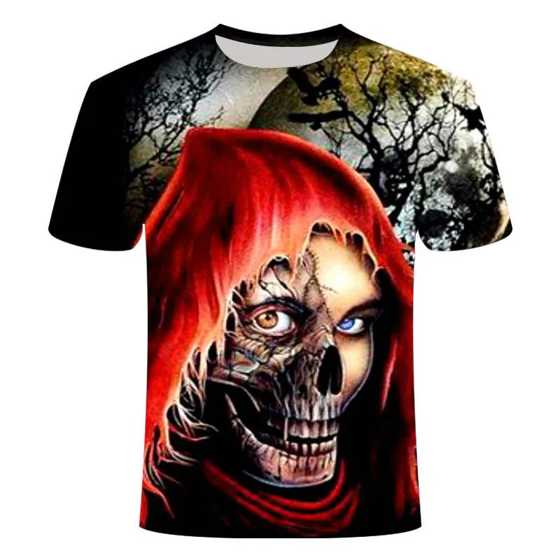 Waliicorners skull horror 3D pT-shirt men's hip hop punk style 3D printing T-shirt 16 Hbffca06fb1b44b92b2e082ab7f64b3f8G