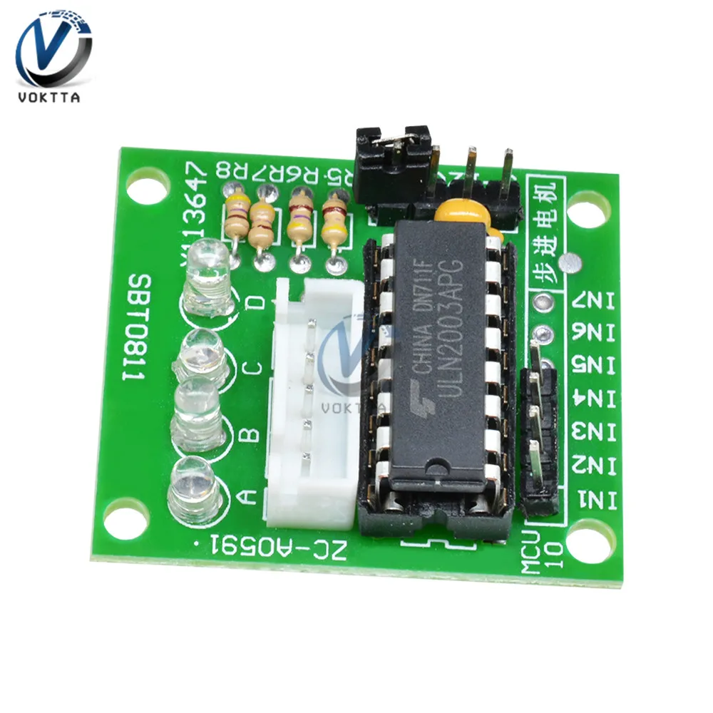 ULN2003 Модуль платы драйвера+ DC 12 В 28BYJ-48 редуктор шаговый двигатель 4 фазы шаг мото для Arduino DIY Kit