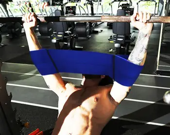 

New Elastic Band Weightlifting Fitness Bench Press Slingshot Squat Strength Protection Elbow Joint Resistance Band Bandage