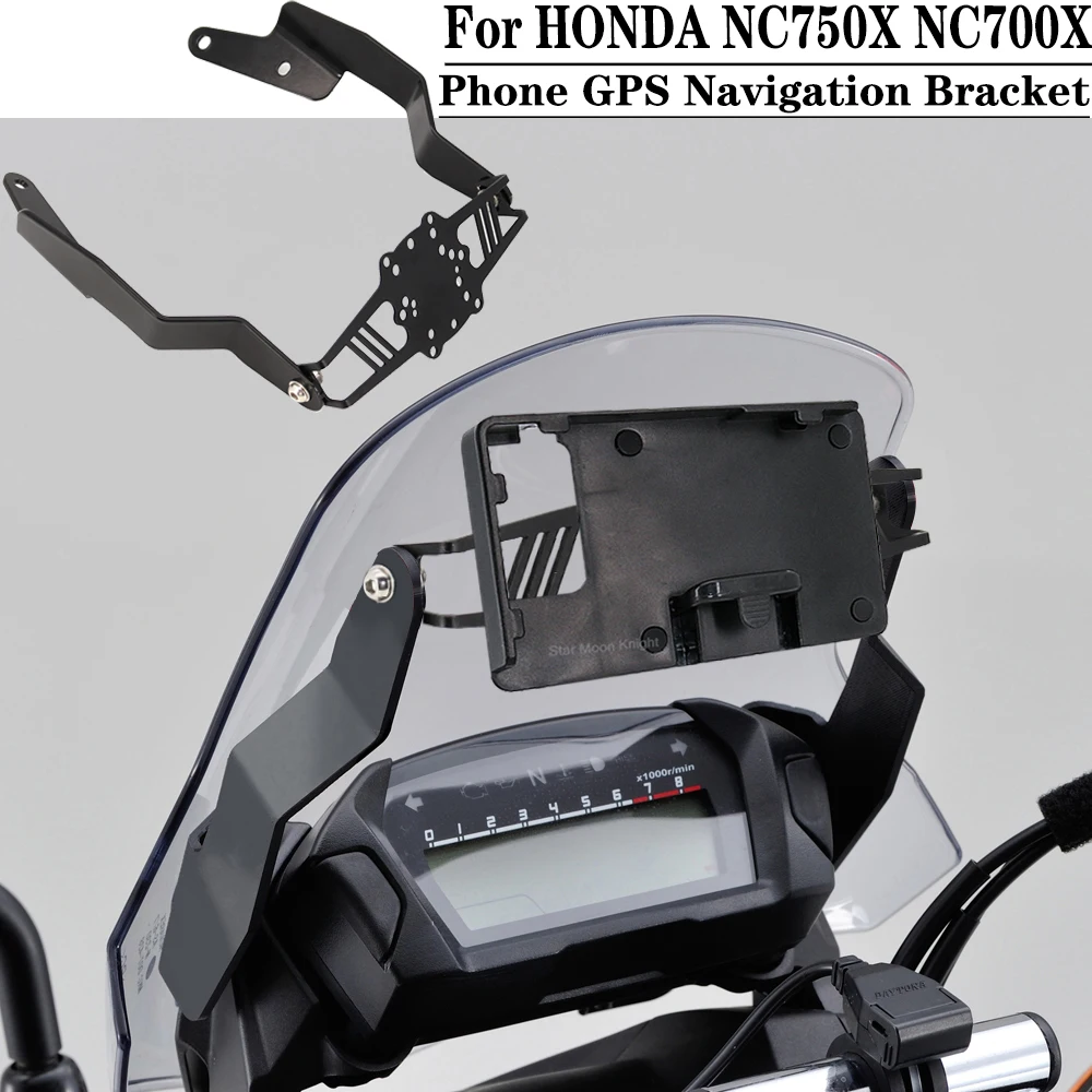 Motorcycle GPS Mount Mounting Adapter Holder Bracket For HONDA NC750X