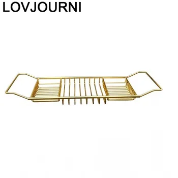 

Douche Rek Book Holder Wine De Bain Mensole Porta Vino Tub Shower Tablette Accessories Plateau Baignoire Tray Bathtub Bath Rack