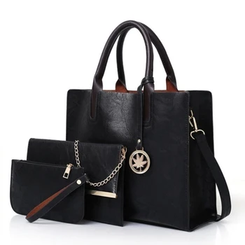 

Women Handbags New Korean Version Of The Simple Fashion Trend Big Capacity PU Crossbody Bags For Femme