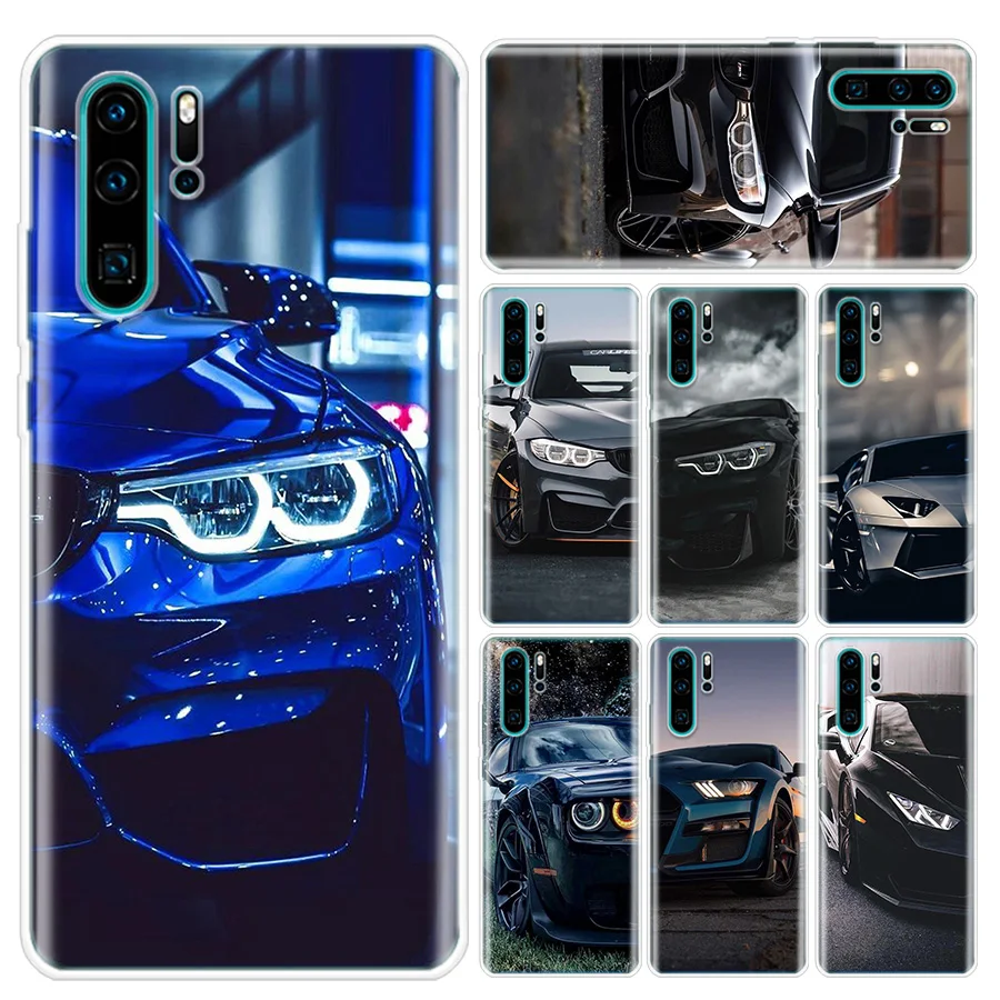 Синий красный чехол для телефона Bmw Huawei P10 P20 P30 P40 Lite Pro P30Lite Mate 20 P SMART Z 2018 2019 задний