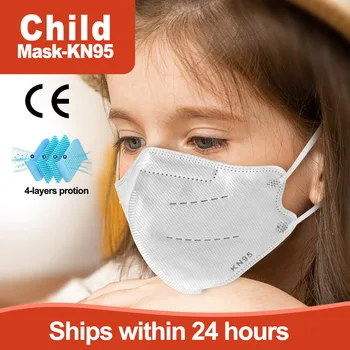 

10-100PCS FFP2 Mascarillas KN95 Kids Mask Anti PM2.5 Dust Face Mask Reusable Protective ffp2mask Children Masque tissus enfant