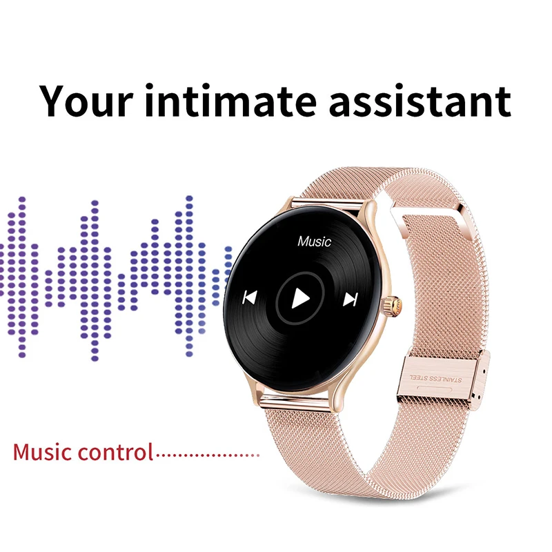 US $24.69 LIGE 2021 New Women Smart Watch Woman Fashion Watch Heart Rate Sleep Monitoring For Android IOS Waterproof Ladies SmartwatchBox