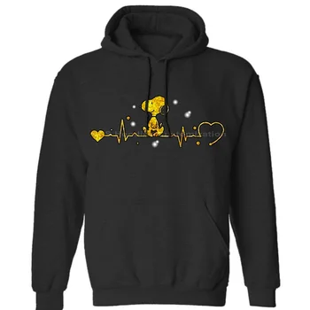 

Sn00py Heartbeat Sn00py Lovers Unisex Mens Womens Winter Hoodies Sweatshirts Free Shipping