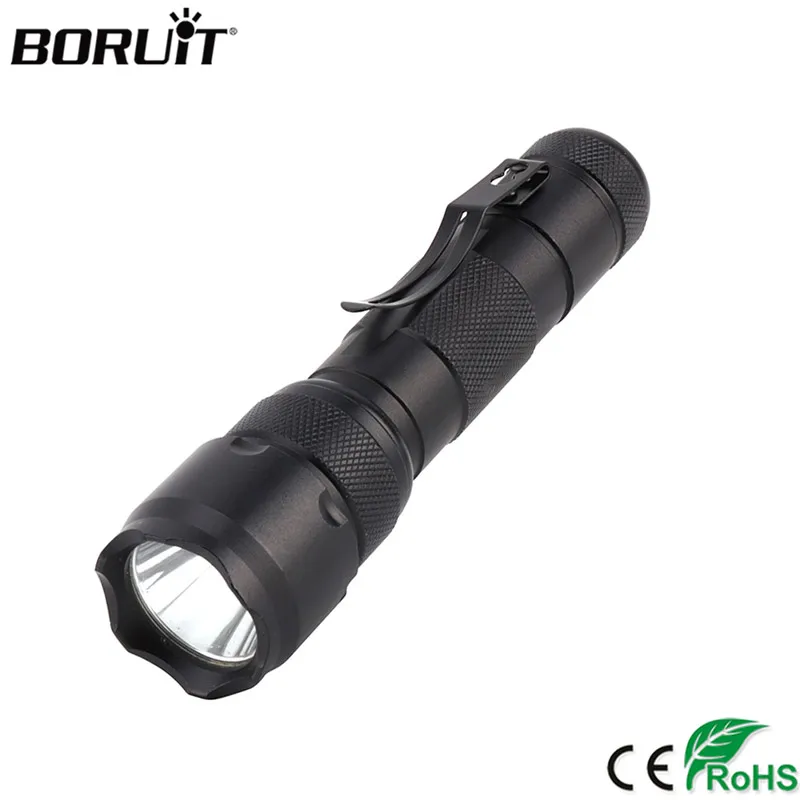 Светодиодный фонарик Boruit 502B 1200 лм XPE белый фонарь для кемпинга рыбалки охоты с