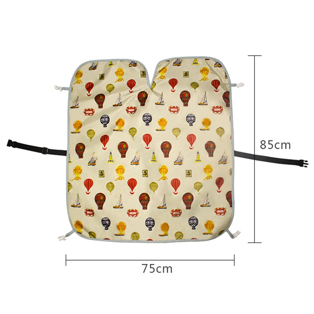 Blanket Carrier Baby Winter Windproof Warm Rainproof Accessories Cloak Foot Muff Plush Cartoon Print Waterproof Stroller Cover