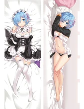 Anime RE ZERO Starting Life in Another pillow Covers Dakimakura case Sexy girl Rem 3D Double