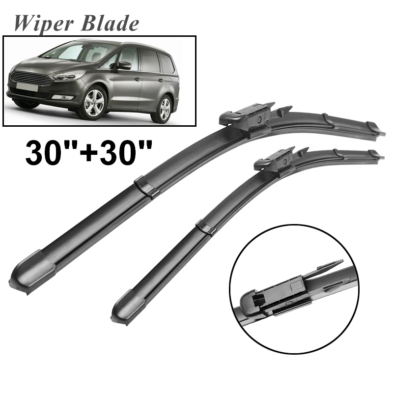 

Okowiper RHD & LHD Front Wiper Blades For Ford Galaxy MK4 2015 - 2018 Windshield Windscreen Front Window 30"+30"