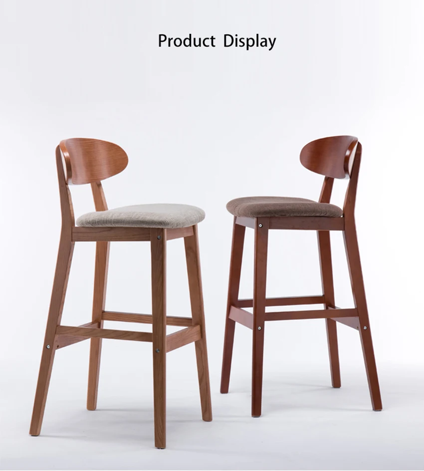 Скандинавские высокие стулья барные стулья современные твердые деревянные столешницы стул скамейка кресло крепкий мягкий стул промышленное кресло