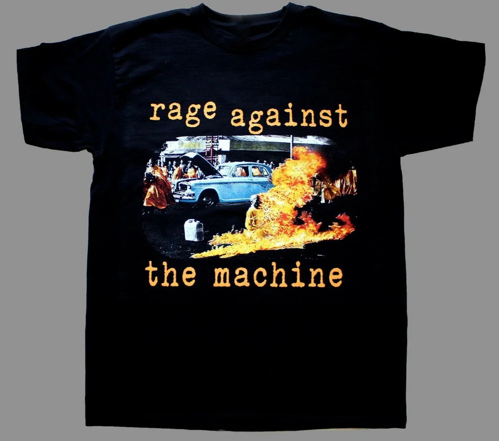 RAGE AGAINST THE MACHINE RATM AUDIOSLAVE короткий рукав новинка черная футболка хлопок спортивная