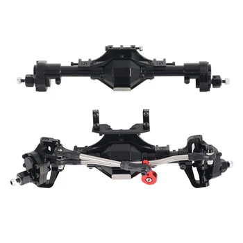 

RCTOYFUN 1× Aluminum Alloy Front Rear Portal Axles Housing Assembly Accessory For 1/10 RC Crawler Car Axial SCX10 II 90046 90047