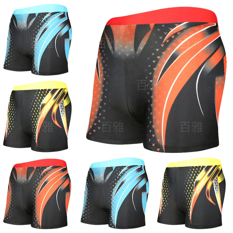 

Summer Men New Products Swimwear Spa Resort Boxer Comfortable Beach Play Extra-large Environmentally Friendly Swimming Trunks Yk