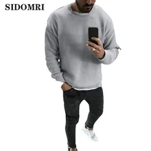 2021Sweater Men Autumn Winter Men's Clothes New Casual Pullover Man Long Sleeve O-Neck Solid Knitted Men Sweaters Streetwear