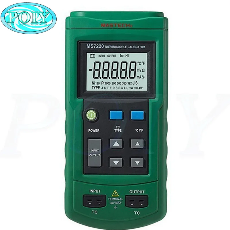 MASTECH MS7220 высокоточное измерение термопары Калибратор Метр Тестер восемь видов типов измерений