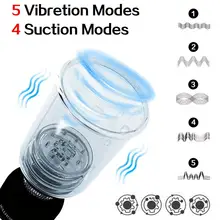 Movconly Automatic Penis Enlargement Vibrator for Men Electric Penis Pump Male Penile Erection Training Penis Extend Sex Toys