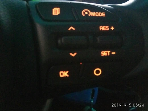 Для Kia RIO K2 Picanto-18 кнопки рулевого колеса Bluetooth Телефон Громкость рулевого управления RH дистанционное управление Круиз Переключатель