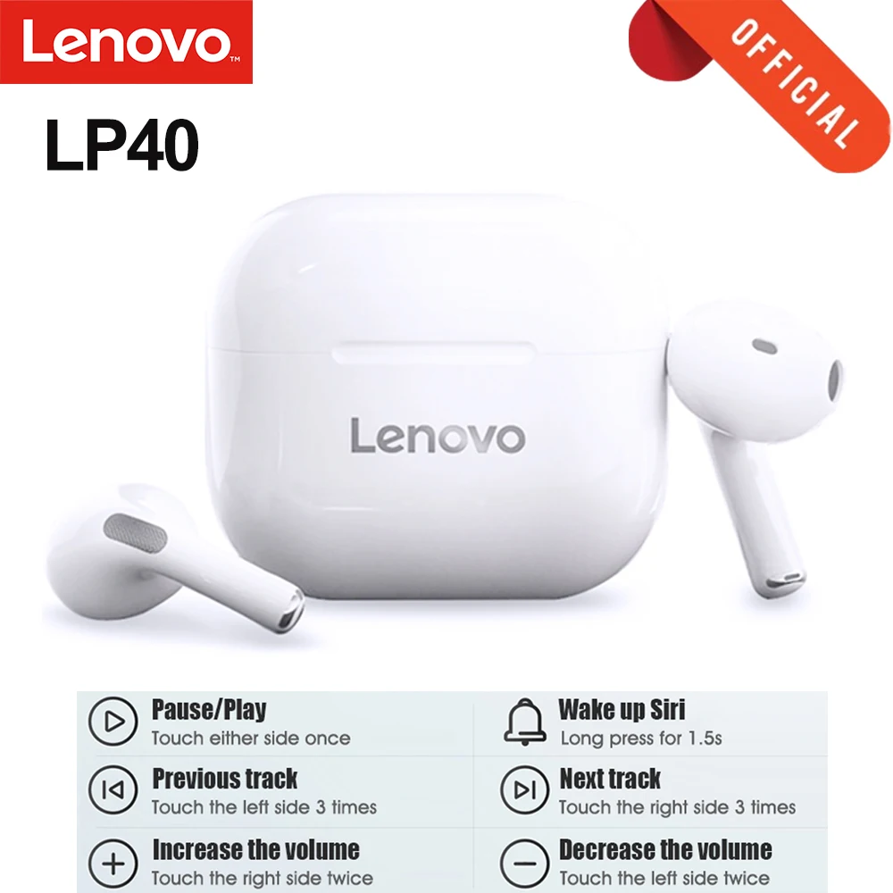 Original Lenovo LP40 TWS Wireless 