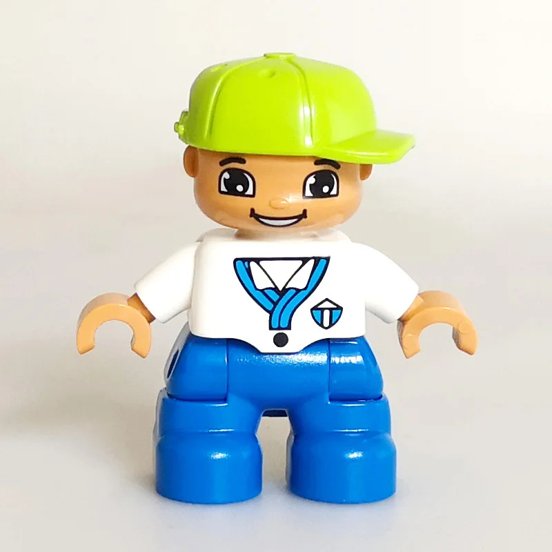 Large particle building blocks dolls dolls cartoon toys assembled spelling puzzle upgrade version children baby girl legaoing