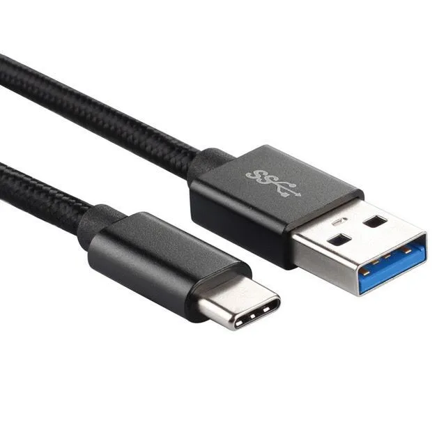 Кабель USB C-USB 3 0 (3 фута) высокая прочность для Samsung Galaxy Note 8 S8 + S9 MacBook Sony XZ LG V20 G5 G6 HTC 10 X