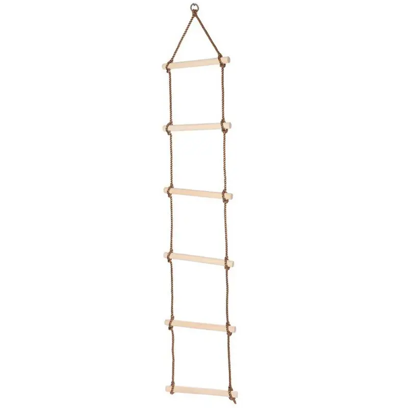

Wooden Climbing Ladder Children Outdoor Activity Indoor Fun Play Accessories Enhance Kids Balance and Coordination