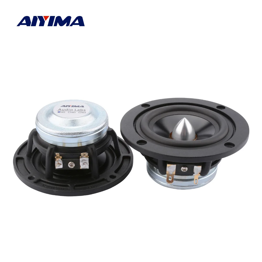 AIYIMA 2Pcs 3Inch Mid Range Car Speaker 4 8 Ohm 15W Home Theater Full Range Sound Music Speaker