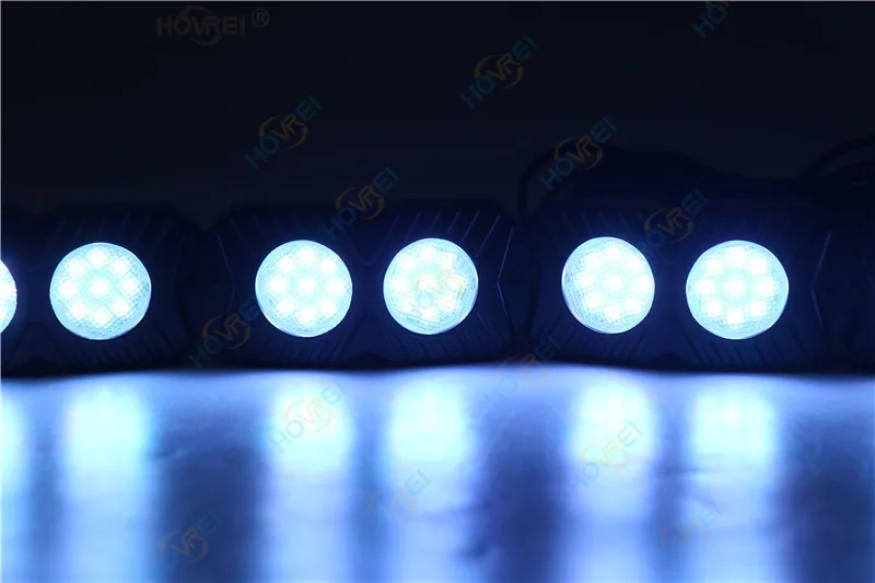 Автомобильный светильник 4 стручки 18 Вт RGB светодиодный светильник rock с Bluetooth управлением для Jeep 4x4 внедорожный ATV Водонепроницаемый светодиодный светильник Rock Kit
