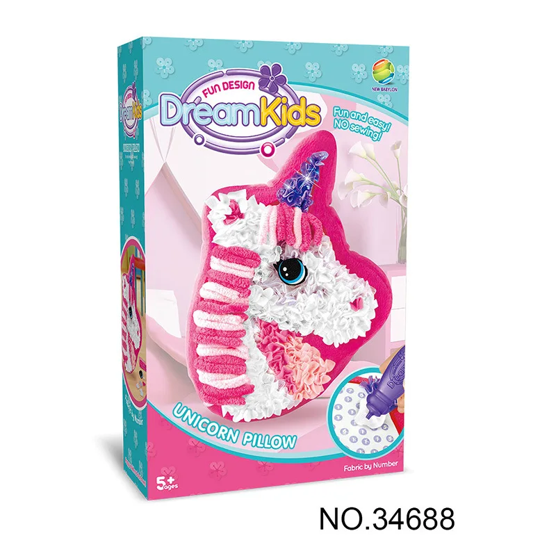 

New Style DIY Toy Hand-made Creative DIY Pillow Children'S Educational Princess Doll Toy