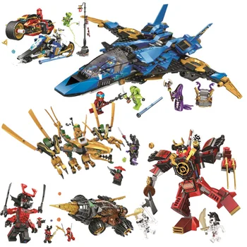 

Ninja The Samurai Mech Samurai Robots Model Compatible With Lepining Ninjagolys Building Blocks Bricks Toys For Children Gift