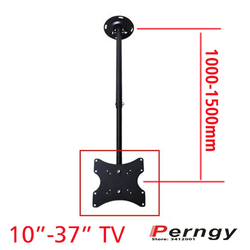 Ceiling Mount Bracket for LCD Monitor LED TV Projector Extendable 75 100 