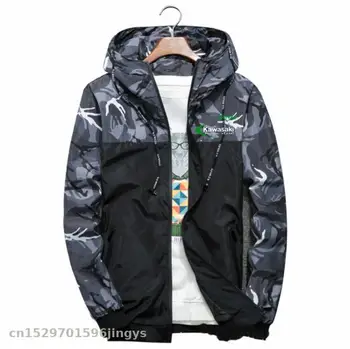

Motorcycle for ninja Jacket Windproof Men's Jackets Camouflage Hooded Outdoor mountain Coats Casual Zip