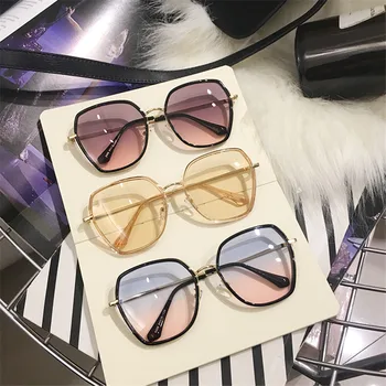 

MS 2019 Oversized Sunglasses Women Fashion Sun Glasses Lady Brand Designer Vintage Shades Gafas Oculos Female glasses UV400
