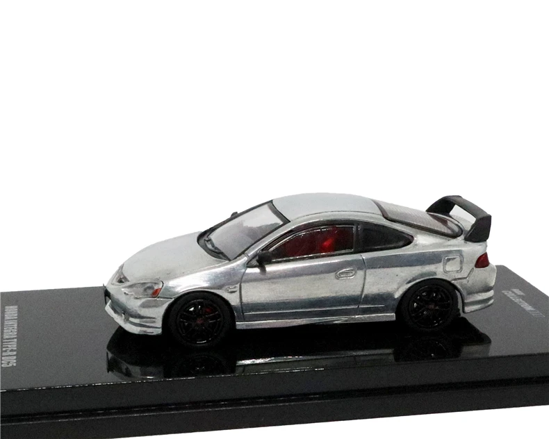 Honda Intergra Silve 1: 64 INNO64 Honda Civic Тип-R Fit Accord Mitsubishi EVO Toyota Corolla levin гонки литой модельный автомобиль - Цвет: Honda Intergra Silve