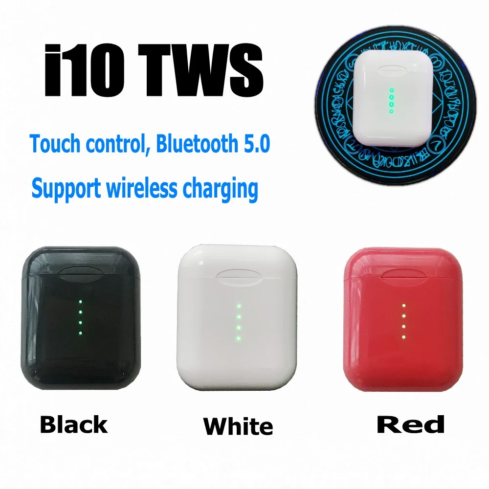 Громкой связи bluetooth гарнитура для i10s наушники вкладыши tws с оригинальной i10 TWS
