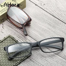 Ahora портативные складные очки для чтения женщин и мужчин весенние дужки пресбиопические очки с ПУ случае+ 1,0+ 1,5+ 2,0+ 2,5+ 3,0+ 3,5+ 4,0