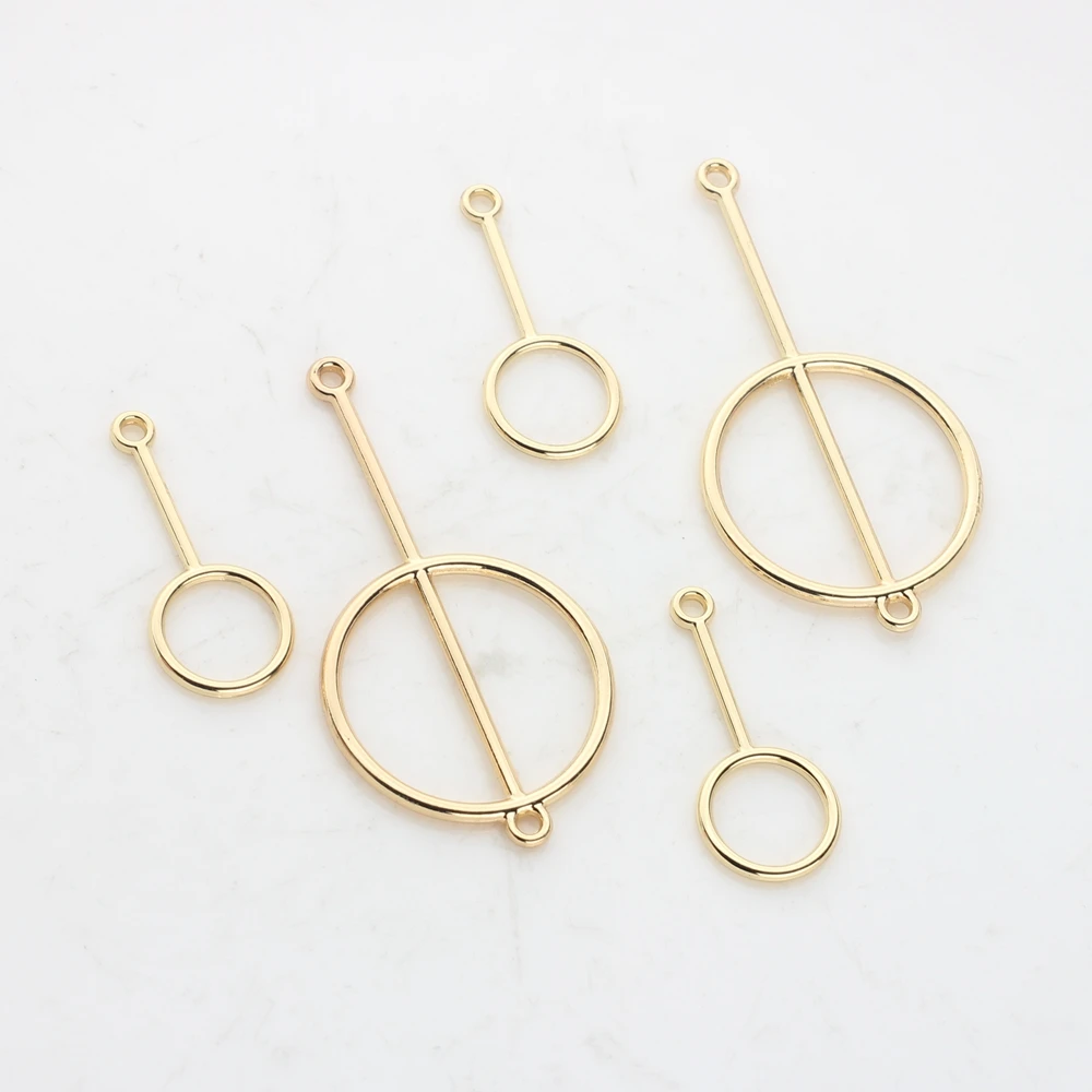 10 teile/los 2018 Neue Zink-legierung Charms Hohl Kreis Charms Stecker Für DIY Ohrringe Schmuck Finden Zubehör