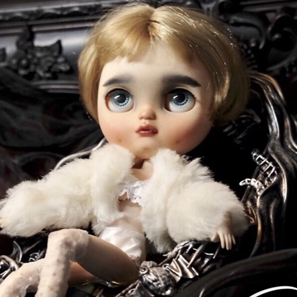 Кукла blyth, игрушки, 19 шарниров, высокое качество, китайская Кукла, BJD, шарнир, кукла, милая, короткие волосы, девочка, с макияжем, серебряные глаза и красные губы