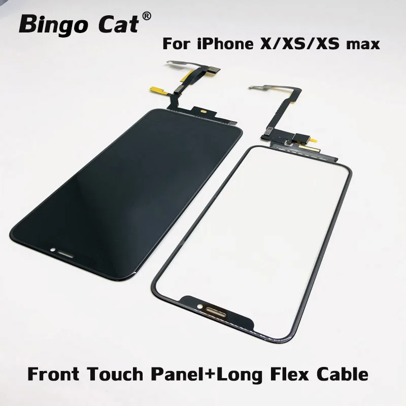 Дигитайзер сенсорного экрана с удлиненным сенсорным гибким кабелем замена без