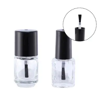 

20pcs 5ml Transparent Nail Polish Bottle Storage Container Glass Bottle Subpackaging Bottle For Women Girls Nail Polish Bottle