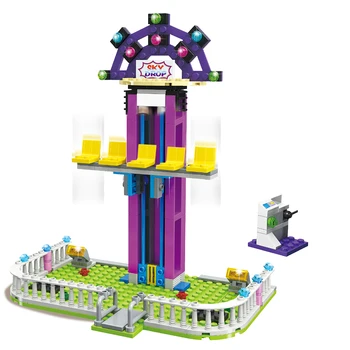 

192Pcs Girls' Series Dreamy Sky Drop DIY Assembly Model Building Kit Construction Toy Gift For Birthday 20324