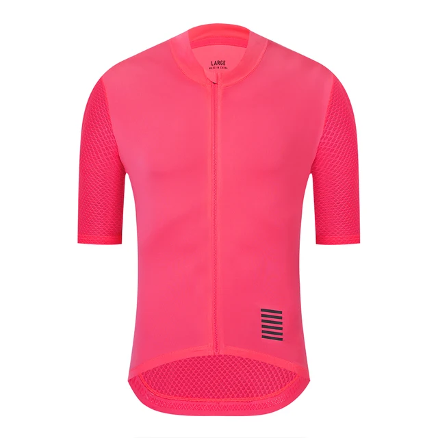 YKYWBIKE Men Cycling Jersey MTB Maillot Bike Shirt Downhill Jersey High Quality Pro Team Tricota Mountain Bicycle Clothing pink