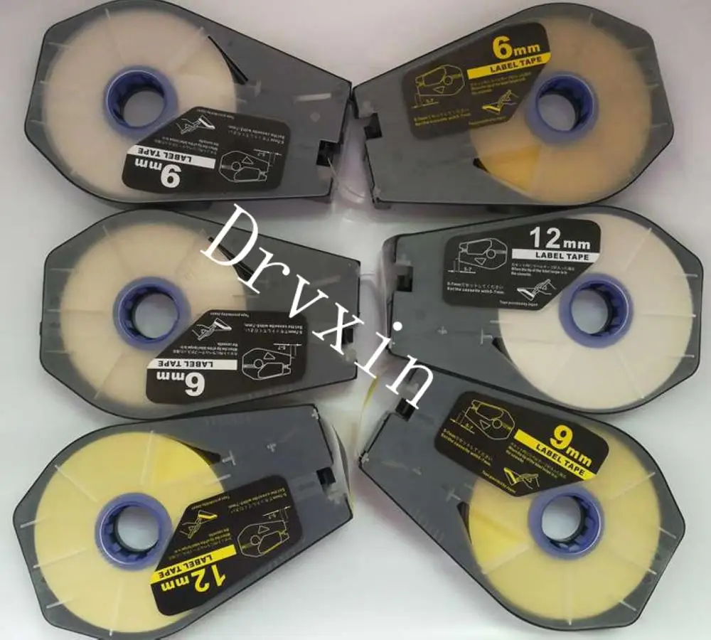 Tapes Label Cassette TM 1112W(12mm+White)For Ribbon Printer Cable ID mk2500 mk1500 mk2100 m 1pro IV mk2600 11|Самоклеящаяся